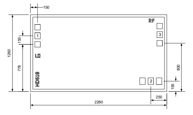 Смеситель двойной 4…19 ГГц; IF DC…4 ГГц; LO 4…19 ГГц МИКРАН MD618 DC-DC Преобразователи